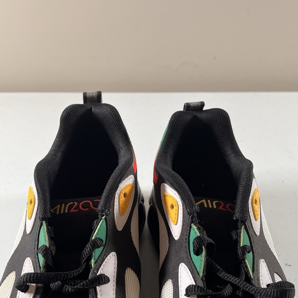 Nike Air Max 200 Rasta Bright Crimson GS Sneakers AT5627-100 Size 6Y - Picture 7 of 10
